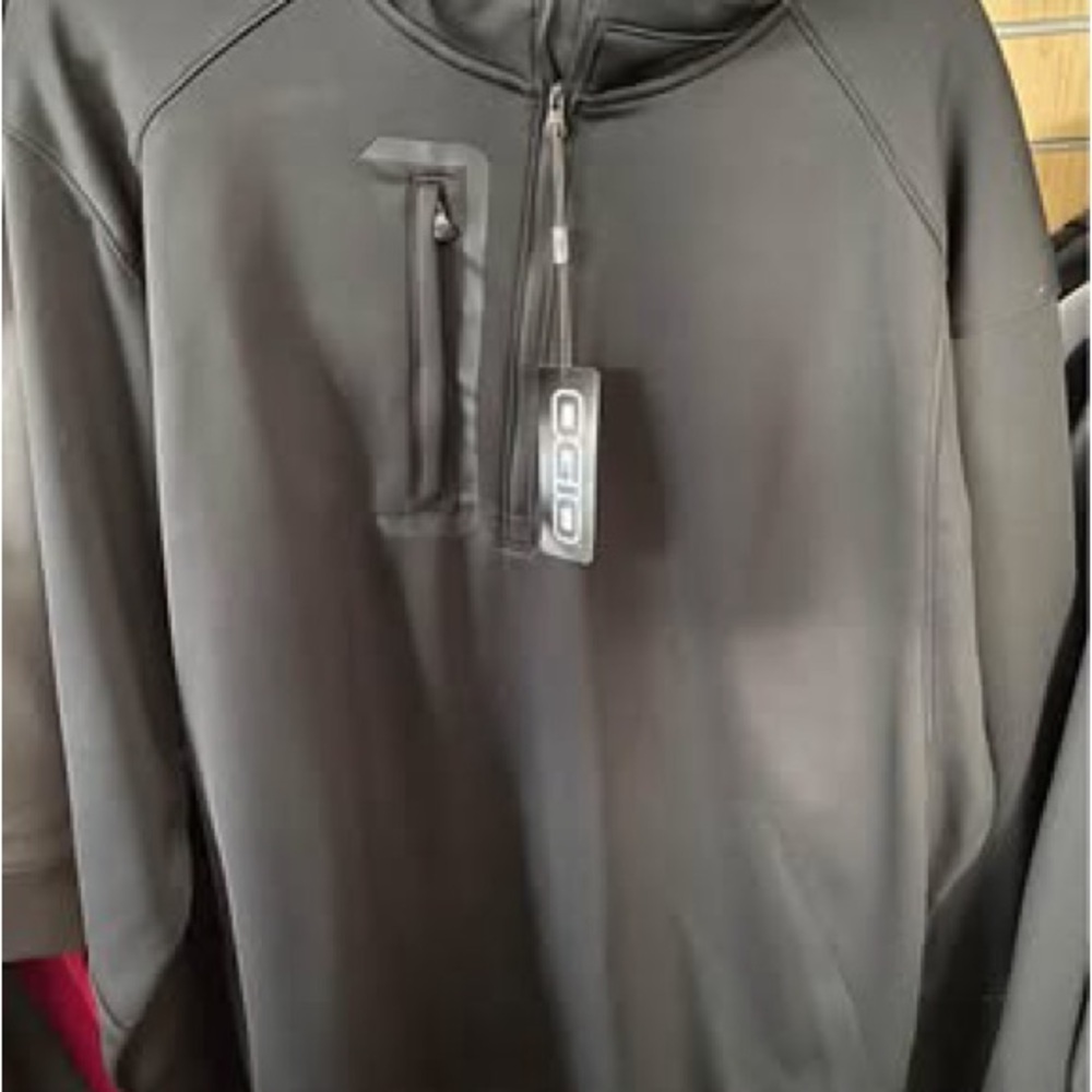 OGIO Men's Black 1/2 Zip Up Sweater